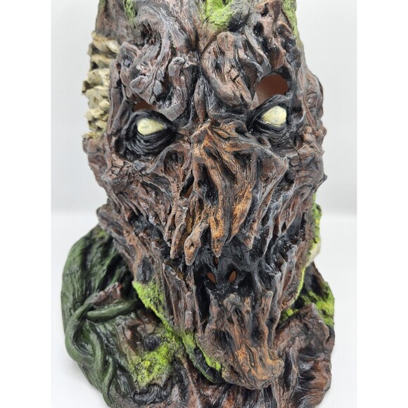 ADULT WOOD MONSTER MASK ~ LATEX HORROR COSTUME HALLOWEEN PARTY COSPLAY ~ NEW - Picture 2 of 5